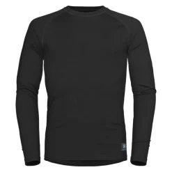 Hellner Wool Warm Base Layer Ls Men Black Beauty