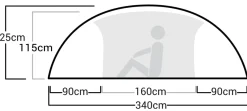 Helsport Adventure Sarek Sl 3 Dome Adventure Grey