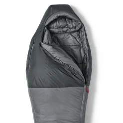 Helsport Explorer Pro Fiber -5 Sleeping Bag 200cm Smoky Grey / Ruby Red