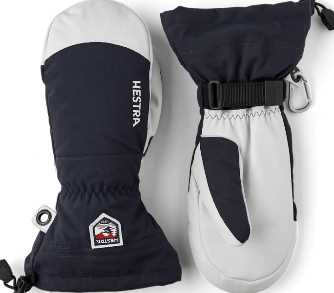 Hestra Army Leather Heli Ski Mitt Black