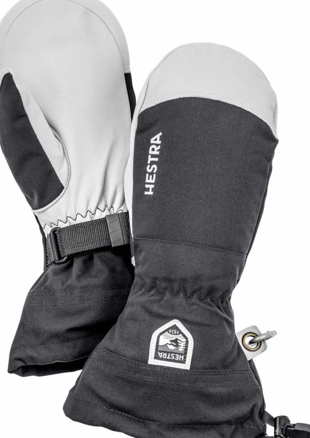 Hestra Army Leather Heli Ski Mitt Black