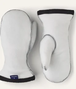 Hestra Army Leather Heli Ski Sr. Liner Long Mitt Offwhite
