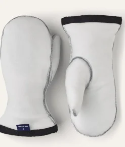 Hestra Army Leather Heli Ski Sr. Liner Long Mitt Offwhite