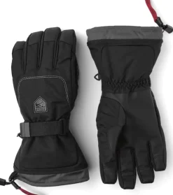 Hestra Gauntlet Sr. - 5 Finger Black/Black