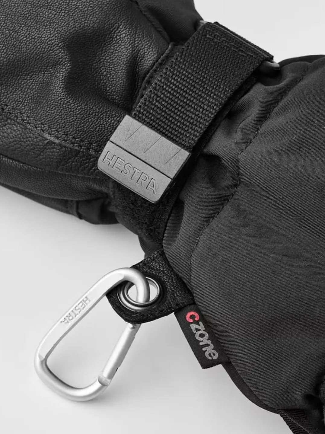 Hestra Heater Gauntlet - 5 Finger Black/Black