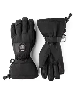 Hestra Heater Gauntlet - 5 Finger Black/Black
