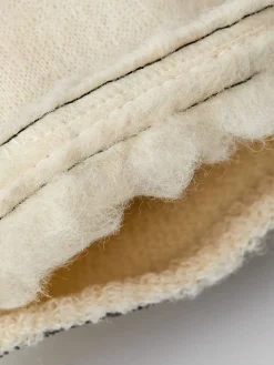Hestra Heli Ski Wool Liner - Mitt Off White