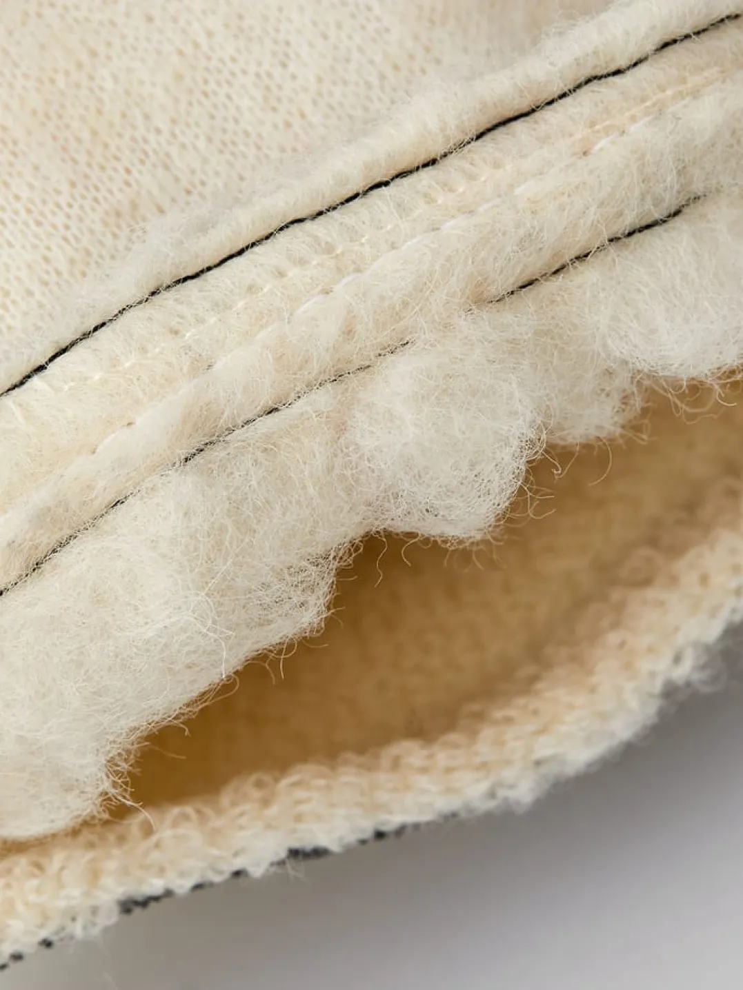 Hestra Heli Ski Wool Liner - Mitt Off White