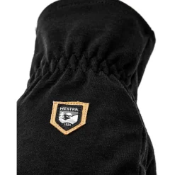 Hestra Merino Windwool Liner - 5 Finger Black