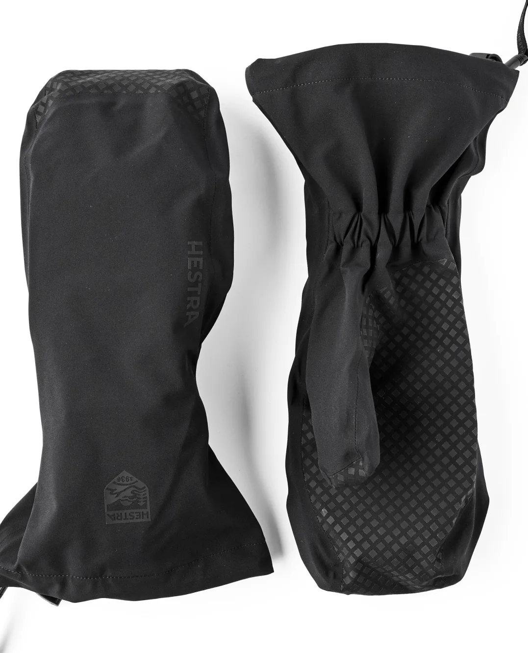 Hestra Seam Sealed Shell Mitt Black