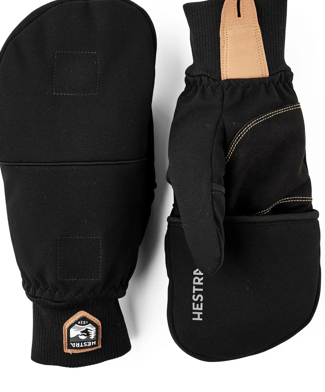 Hestra Windbreaker Pull Over Mitt Black