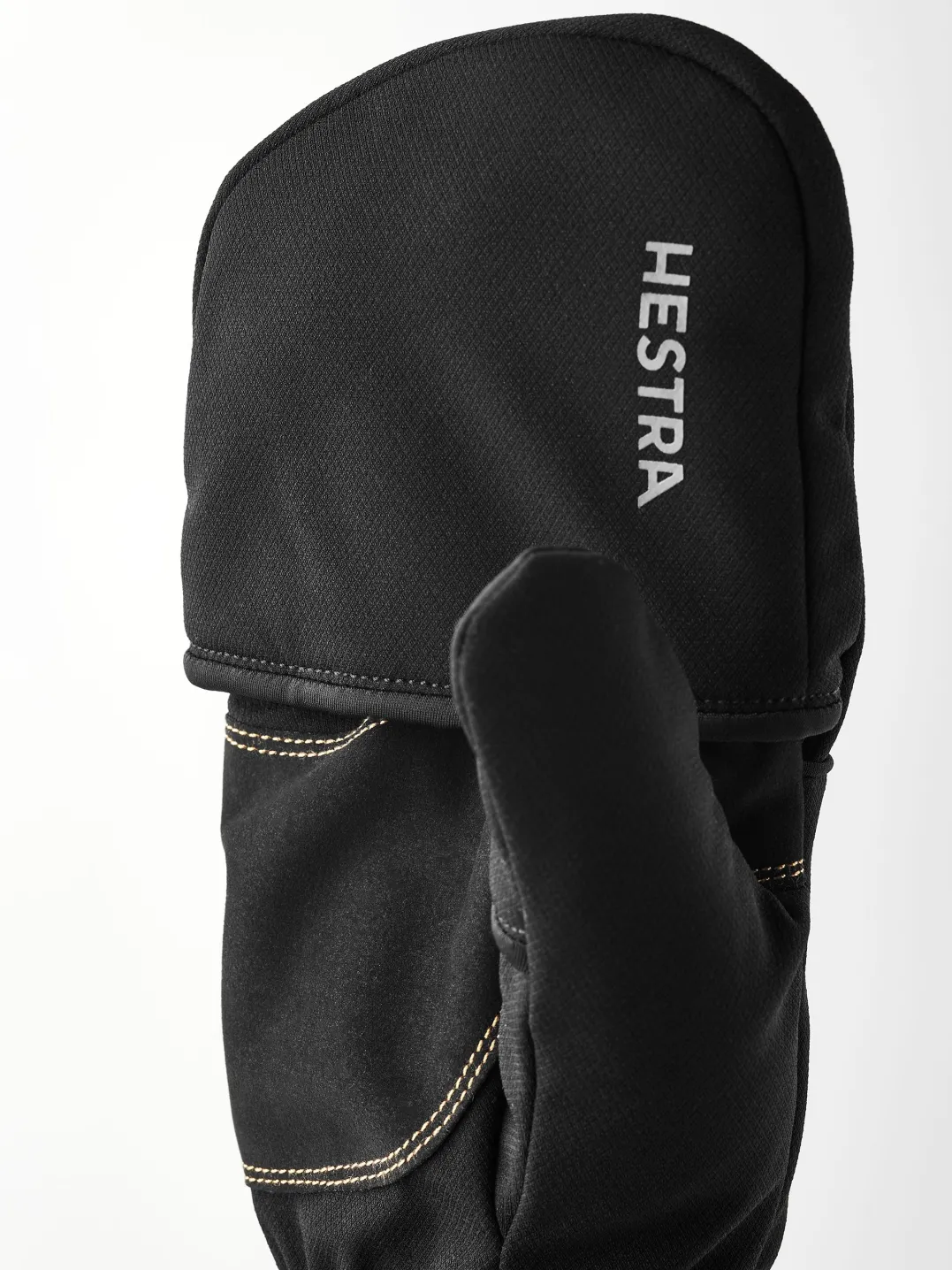 Hestra Windbreaker Pull Over Mitt Black