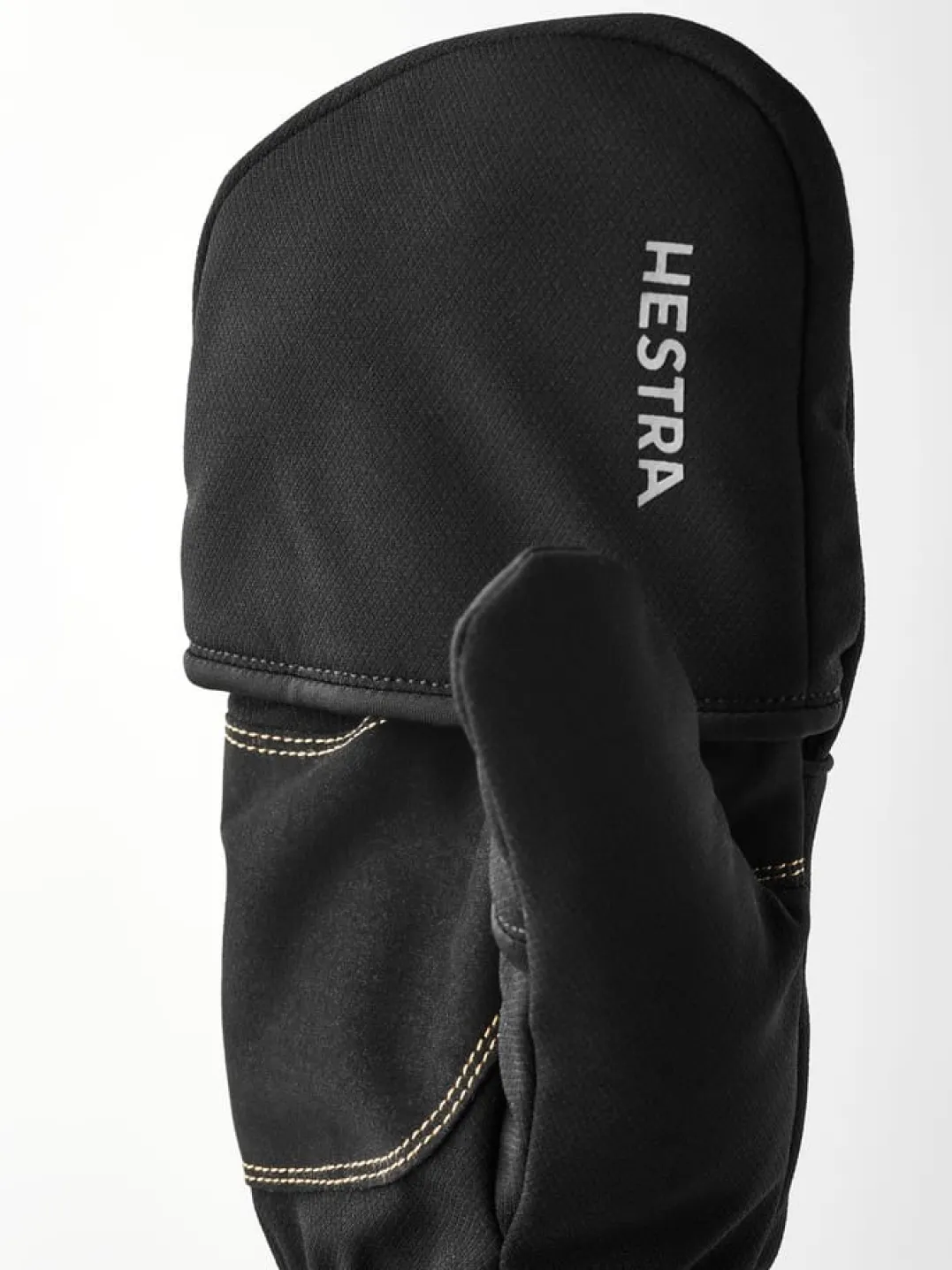 Hestra Windbreaker Pull Over Mitt Black