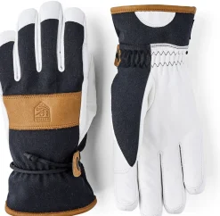 Hestra Women's Voss Czone - 5 Finger Black/Cork