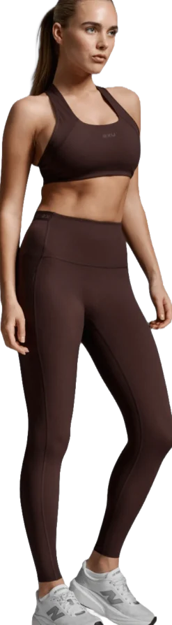.hj{margin-bottom:16px}2XU Women's Form Stash Hi-Rise Compression Tights Bark/bark