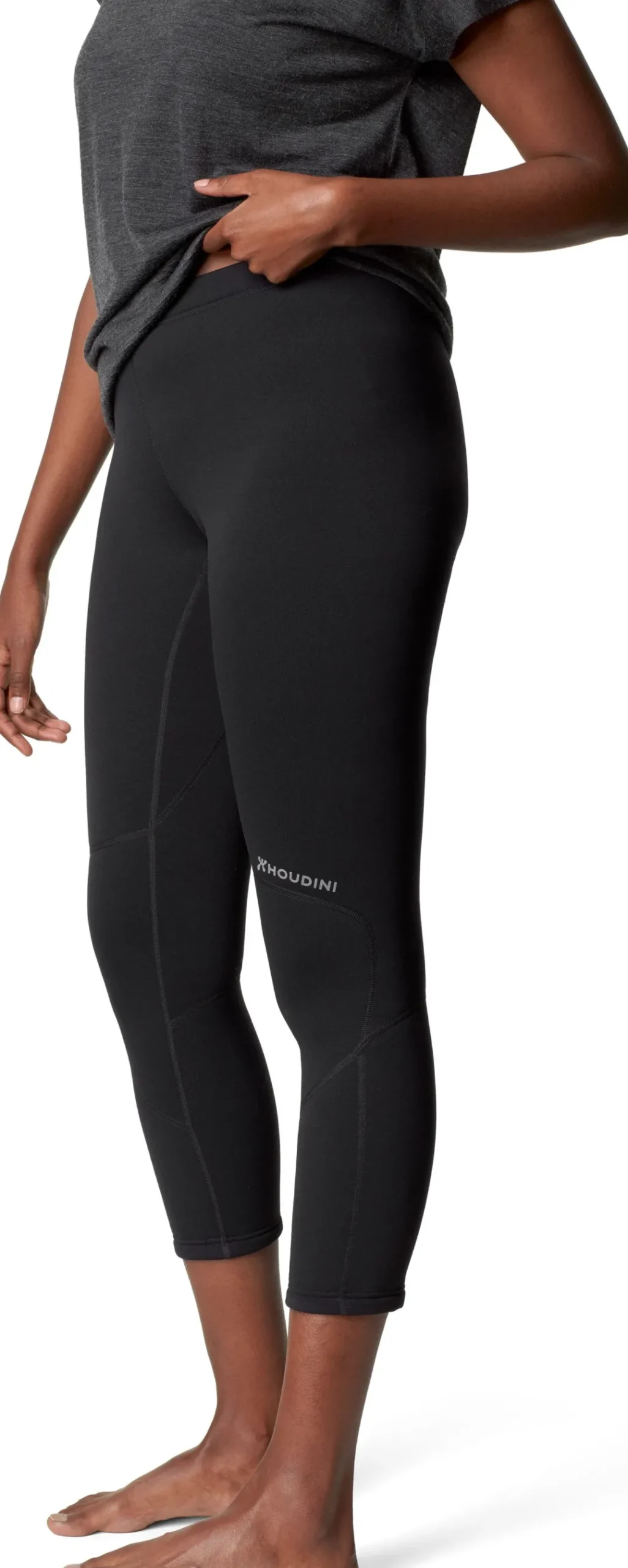 Houdini Women's Drop Knee Power Tights True Black