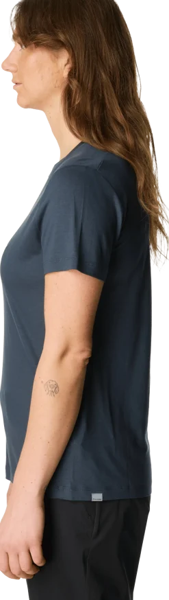 Houdini Women's Tree Message Tee Big Bang Blue / Houdini Logo