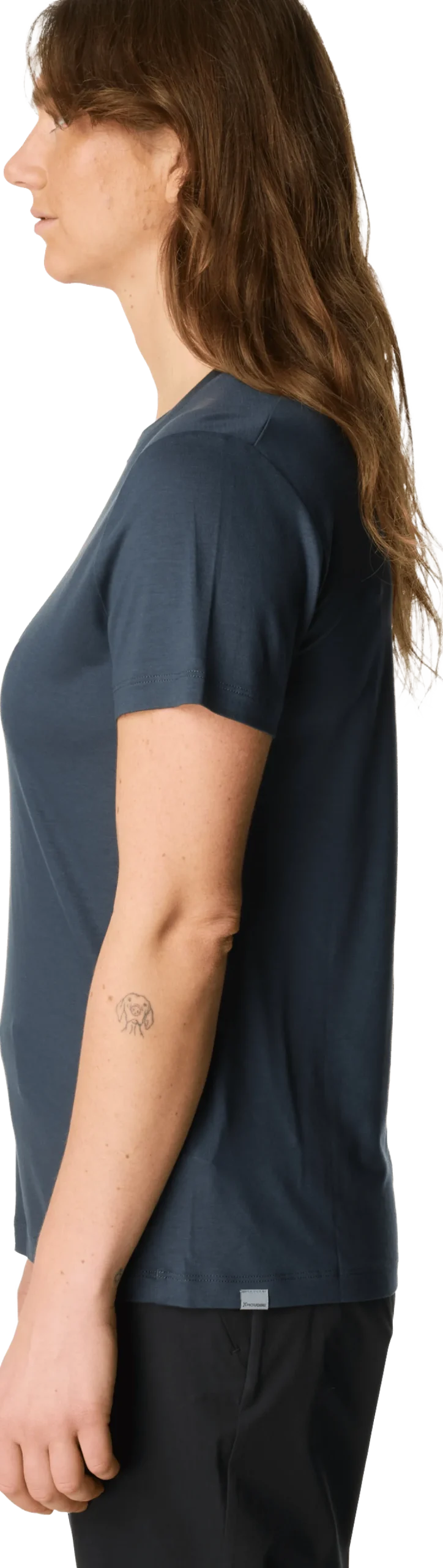 Houdini Women's Tree Message Tee Big Bang Blue / Houdini Logo
