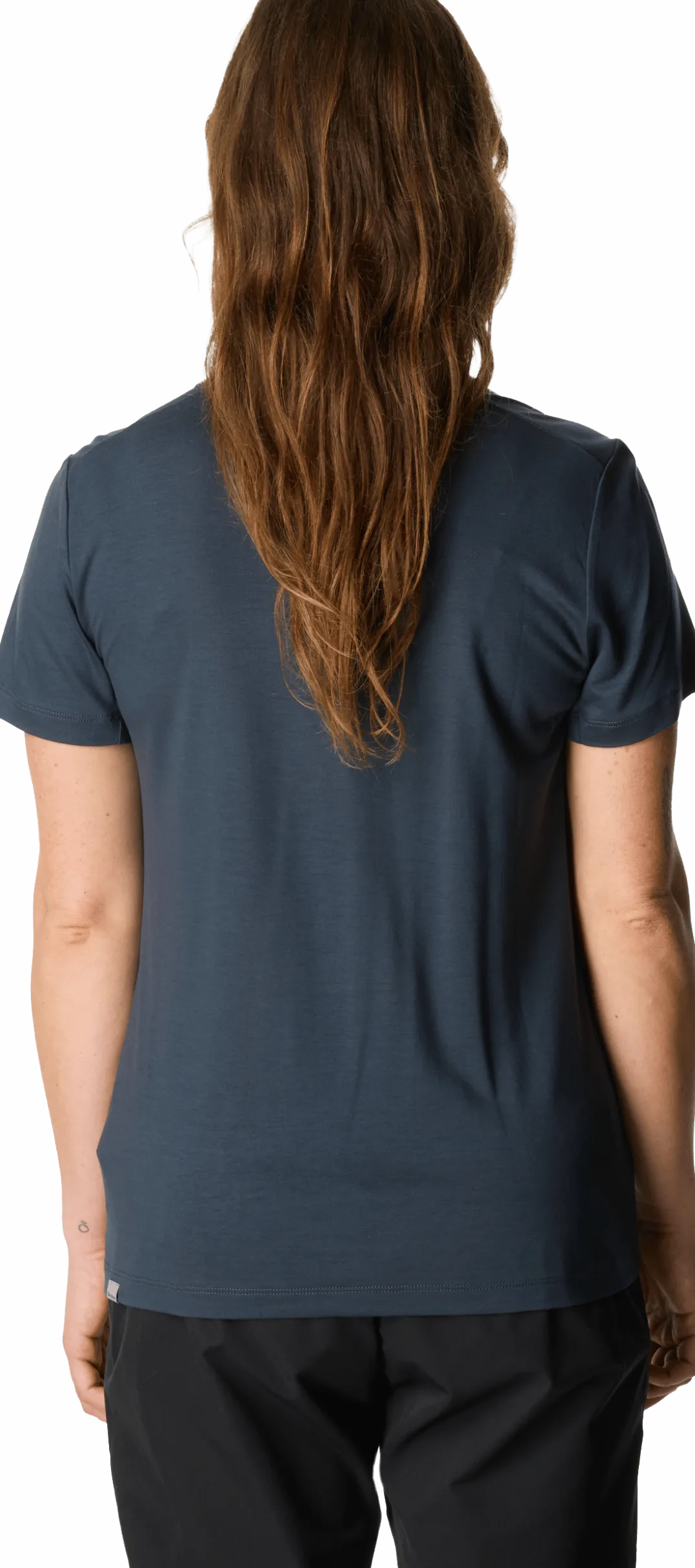 Houdini Women's Tree Message Tee Big Bang Blue / Houdini Logo
