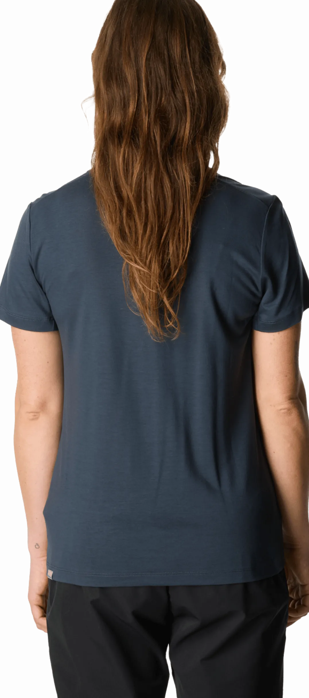 Houdini Women's Tree Message Tee Big Bang Blue / Houdini Logo