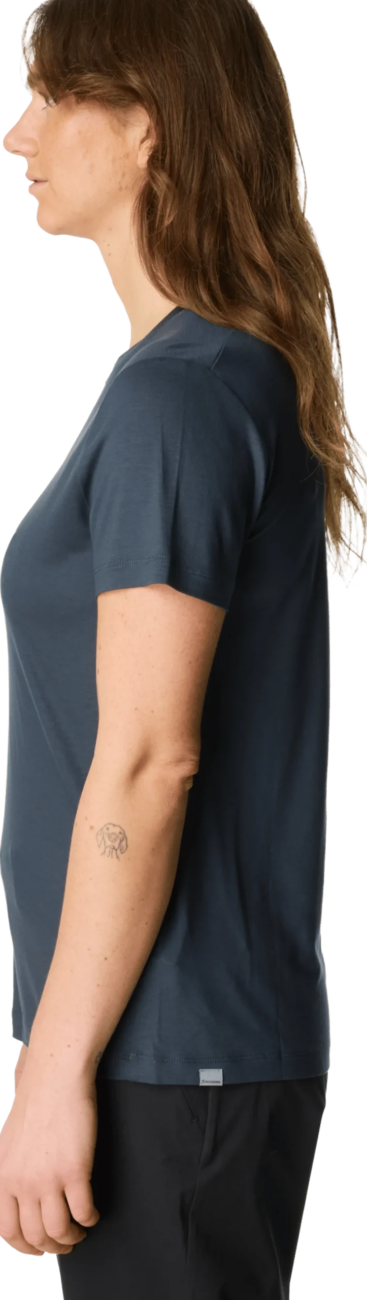 Houdini Women's Tree Message Tee Big Bang Blue / Houdini Logo