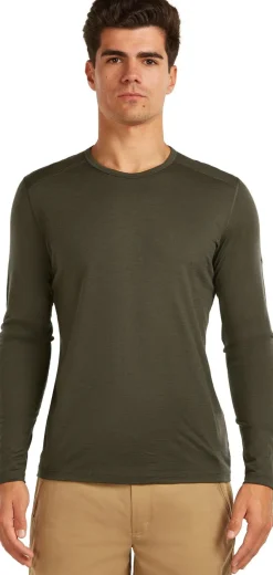 .hv{margin-bottom:16px}Icebreaker Men's 200 Oasis Long Sleeve Crewe Dk Loden