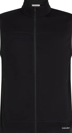 Icebreaker Men Merino Blend 300 Realfleece™ Descender Vest Black
