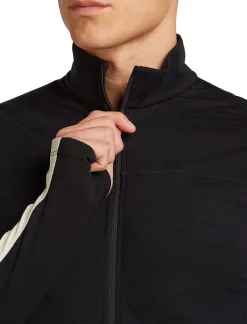 Icebreaker Men Merino Blend 300 Realfleece™ Descender Vest Black