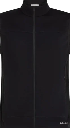 Icebreaker Men Merino Blend 300 Realfleece™ Descender Vest Black