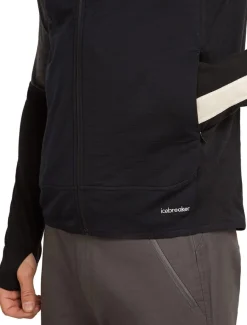 Icebreaker Men Merino Blend 300 Realfleece™ Descender Vest Black