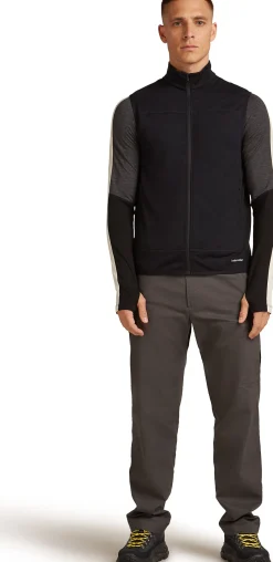 Icebreaker Men Merino Blend 300 Realfleece™ Descender Vest Black