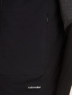 Icebreaker Men Merino Blend 300 Realfleece™ Descender Vest Black