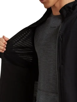 Icebreaker Men Merinoblend300 Realfleece™ Descend Ls Zip Hoodie Black