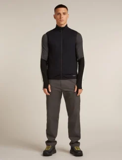 Icebreaker Men Merino Blend 300 Realfleece™ Descender Vest Black