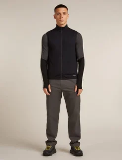 Icebreaker Men Merino Blend 300 Realfleece™ Descender Vest Black