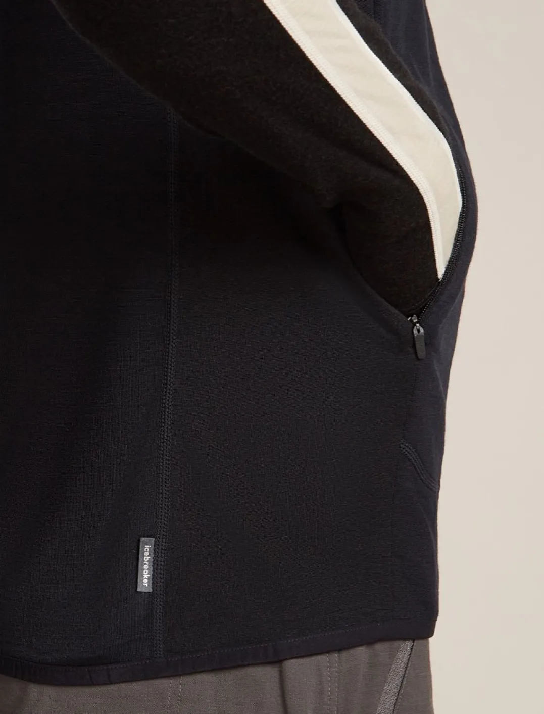 Icebreaker Men Merino Blend 300 Realfleece™ Descender Vest Black
