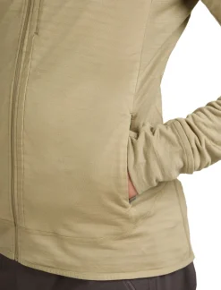 Icebreaker Men Merino Blend 300 Realfleece™ Descender Ls Zip Hoodie Flagstone
