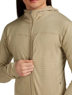 Icebreaker Men Merino Blend 300 Realfleece™ Descender Ls Zip Hoodie Flagstone