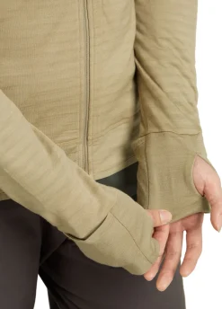 Icebreaker Men Merino Blend 300 Realfleece™ Descender Ls Zip Hoodie Flagstone