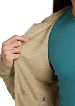 Icebreaker Men Merino Blend 300 Realfleece™ Descender Ls Zip Hoodie Flagstone