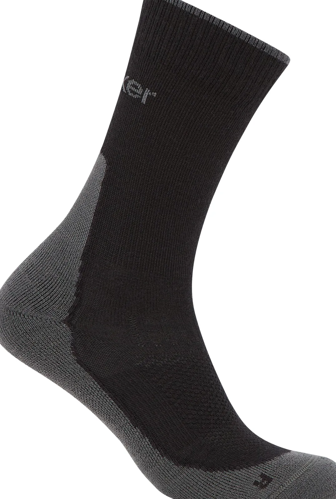 Icebreaker Men Merino Hike+ Light Crew Black/obsidian