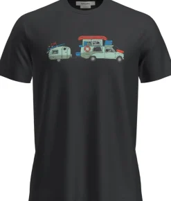Icebreaker Men Merino 150 Tech Lite SS Tee Transportage Black