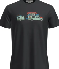 Icebreaker Men Merino 150 Tech Lite SS Tee Transportage Black