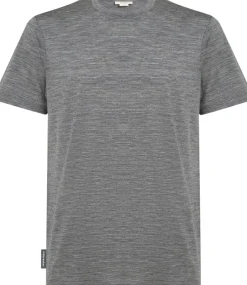 Icebreaker Men Merino 150 Tech Lite Iii Ss Tee Gritstone Heather