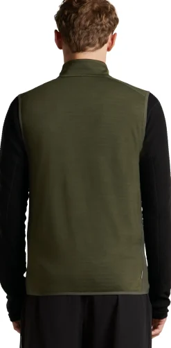 Icebreaker Men Mer300 Realfleece Descender Vest Dk Loden