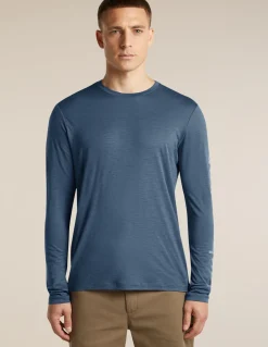 Icebreaker Men M 150 Tech Lite Ls Tee Ib Vertical Dawn