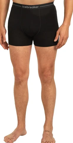 Icebreaker Men's Anatomica Boxers BLACK
