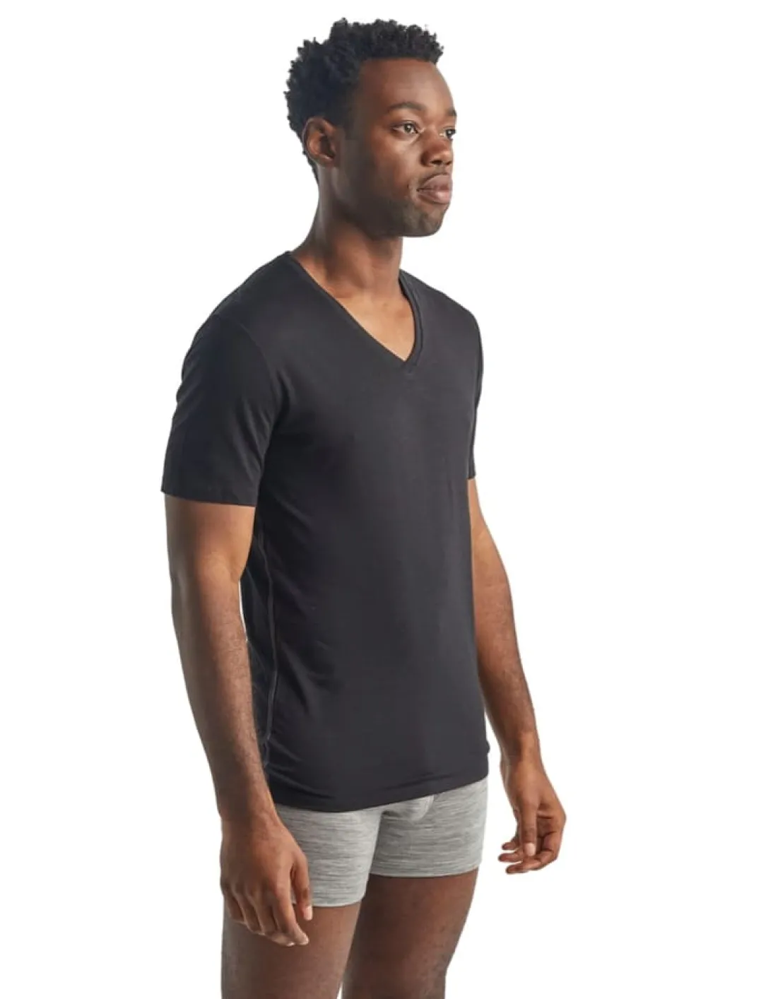 Icebreaker Men's Anatomica Ss V Black