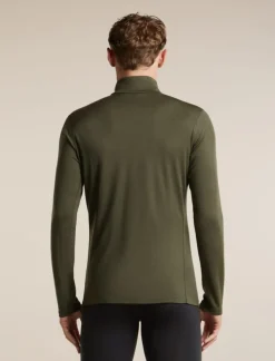 Icebreaker Men's 200 Oasis Longsleeve Half Zip Dk Loden