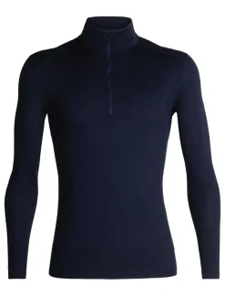 Icebreaker Men's 200 Oasis Longsleeve Half Zip Midnight Navy